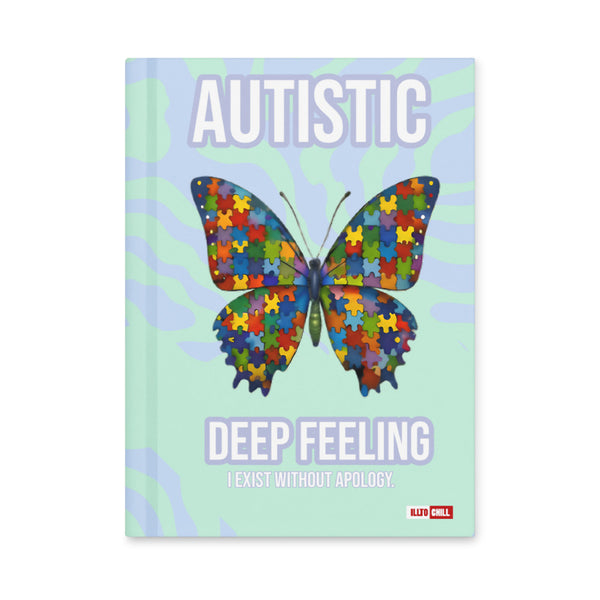 ILLTOCHILL Autism Awareness Hardcover Journal – Flat Front (Autism Awareness Hardcover Journal)