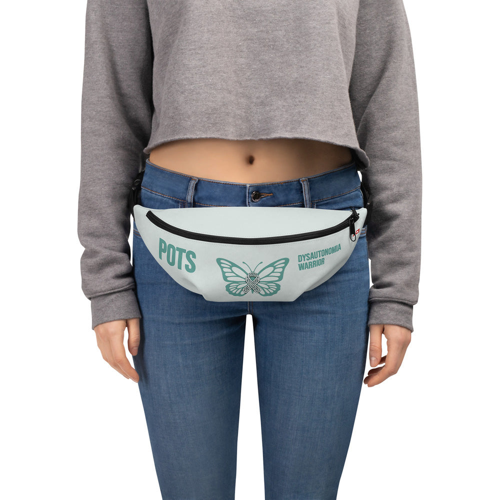 ILLTOCHILL POTS Awareness Fanny Pack – Women's Front (Clear)