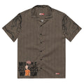 ILLTOCHILL MS Multiple Sclerosis awareness and support Unisex button shirt – Flat Front (Black)