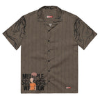 ILLTOCHILL MS Multiple Sclerosis awareness and support Unisex button shirt – Flat Front (Black)