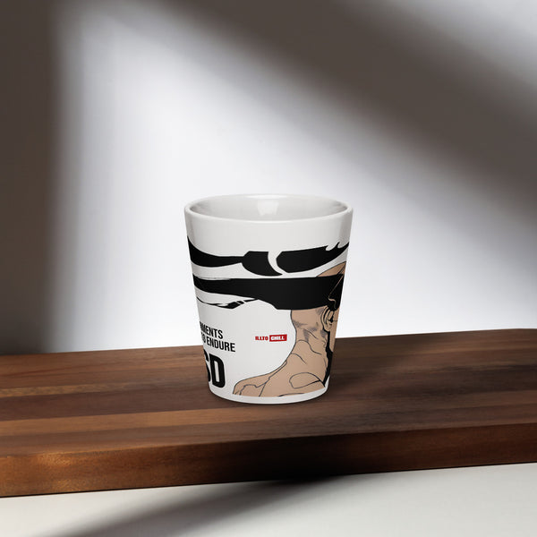 ILLTOCHILL CPTSD awareness Complex Post-Traumatic Stress disorder gift Latte mug – Lifestyle 2 Front