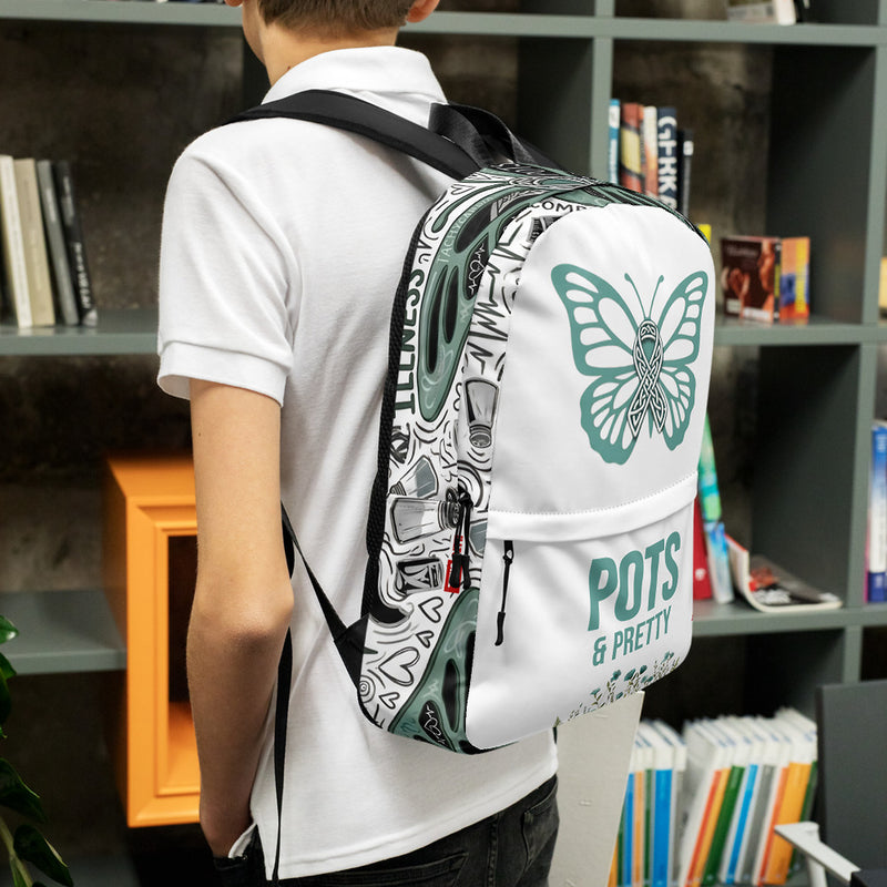 ILLTOCHILL POTS Awareness Backpack – Lifestyle Left (Clear)