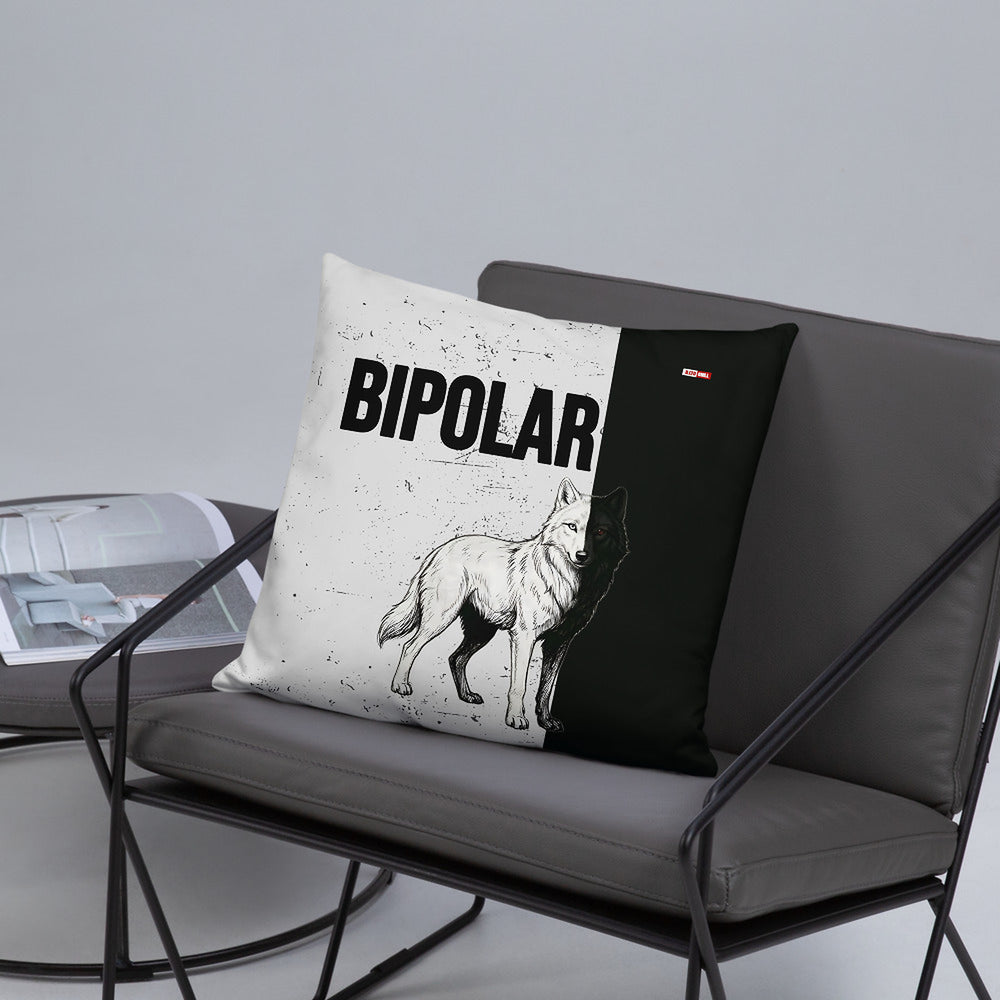 ILLTOCHILL Bipolar disorder gift Pillow – Lifestyle Front Lifestyle 5 (Black)