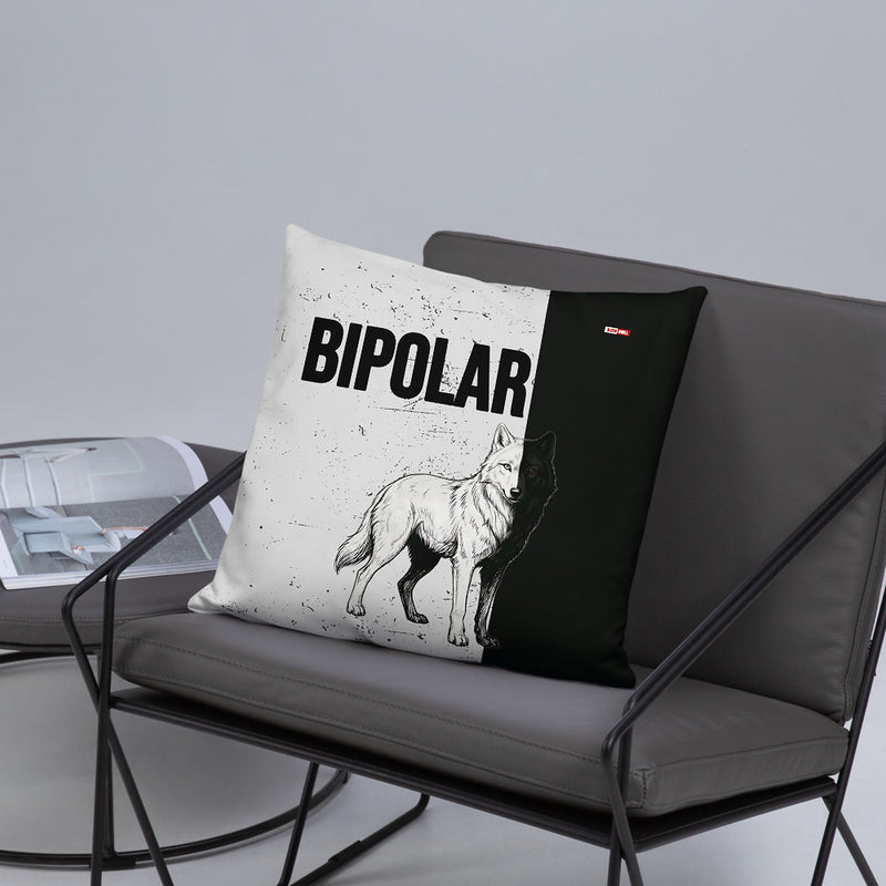 ILLTOCHILL Bipolar disorder gift Pillow – Lifestyle Front Lifestyle 5 (Black)