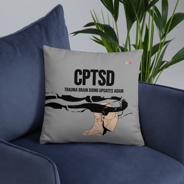 ILLTOCHILL C-PTSD Support Pillow – Lifestyle Front Lifestyle 6 (Black)
