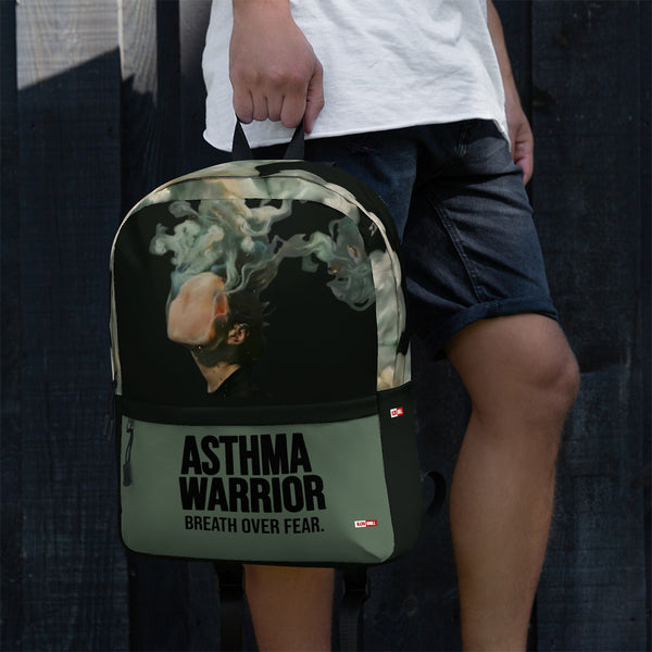 ILLTOCHILL Asthma Support Backpack – Men's Lifestyle Left (Black)