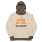ILLTOCHILL MS awareness Multiple Sclerosis support giftUnisex cotton hoodie – Flat Front (Black)