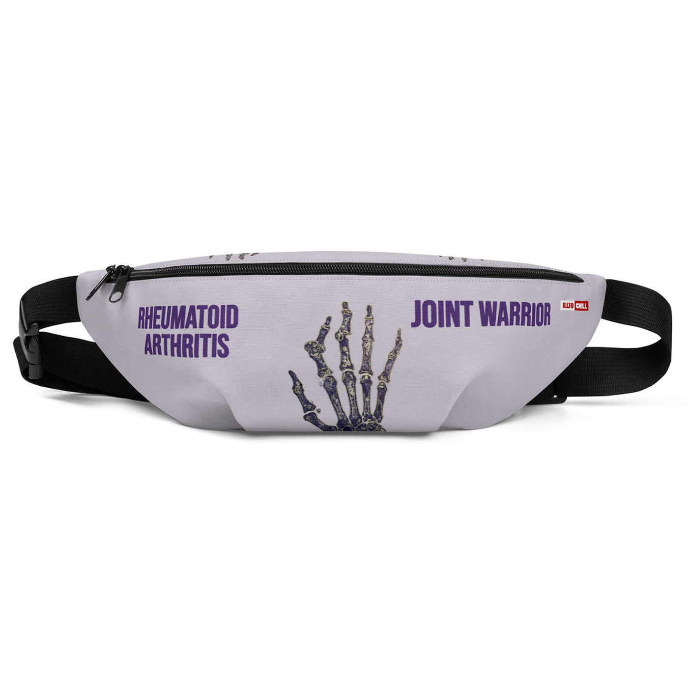 ILLTOCHILL RA awareness Rheumatoid Arthritis support gift Fanny Pack – Default Front (Clear)