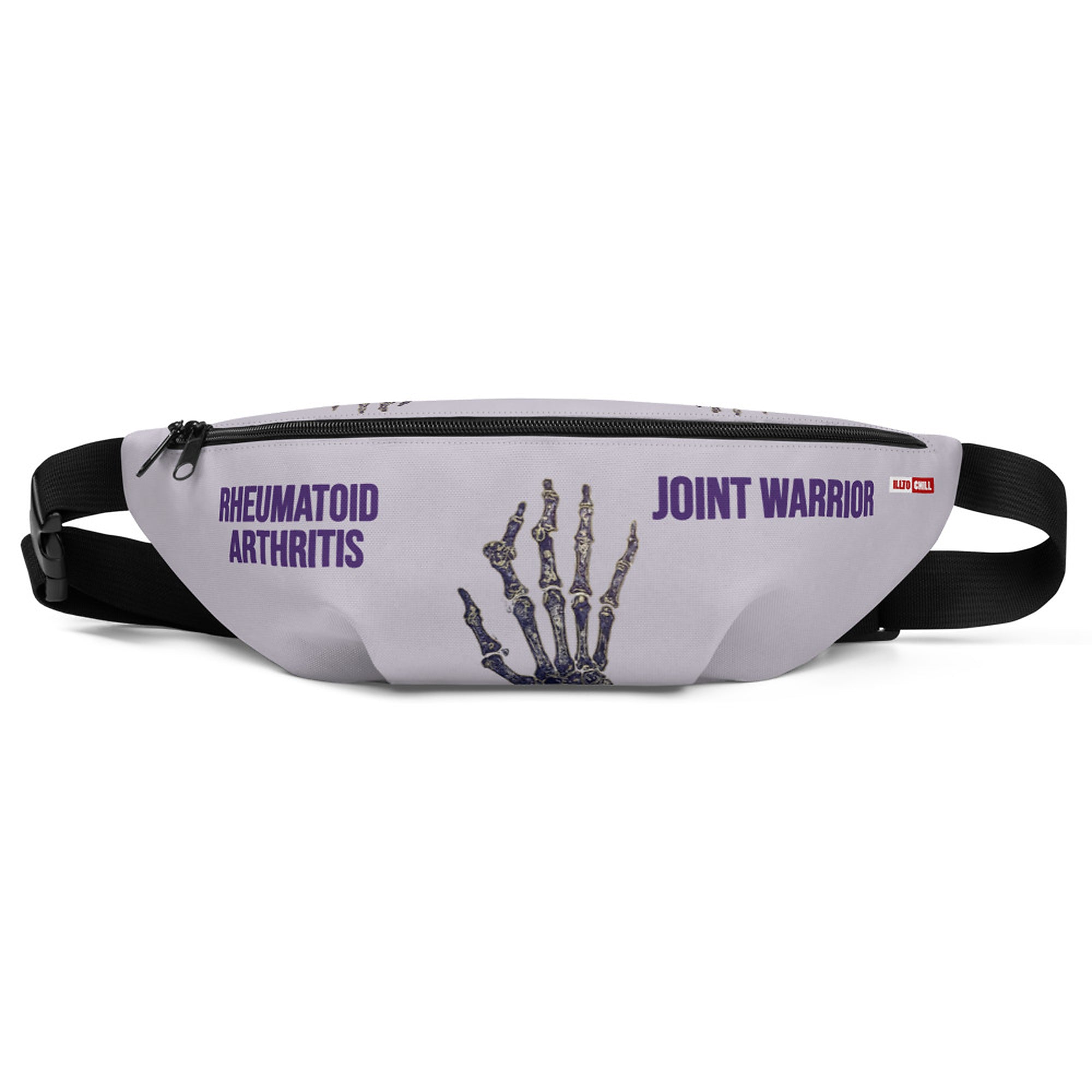 ILLTOCHILL RA awareness Rheumatoid Arthritis support gift Fanny Pack – Default Front (Clear)