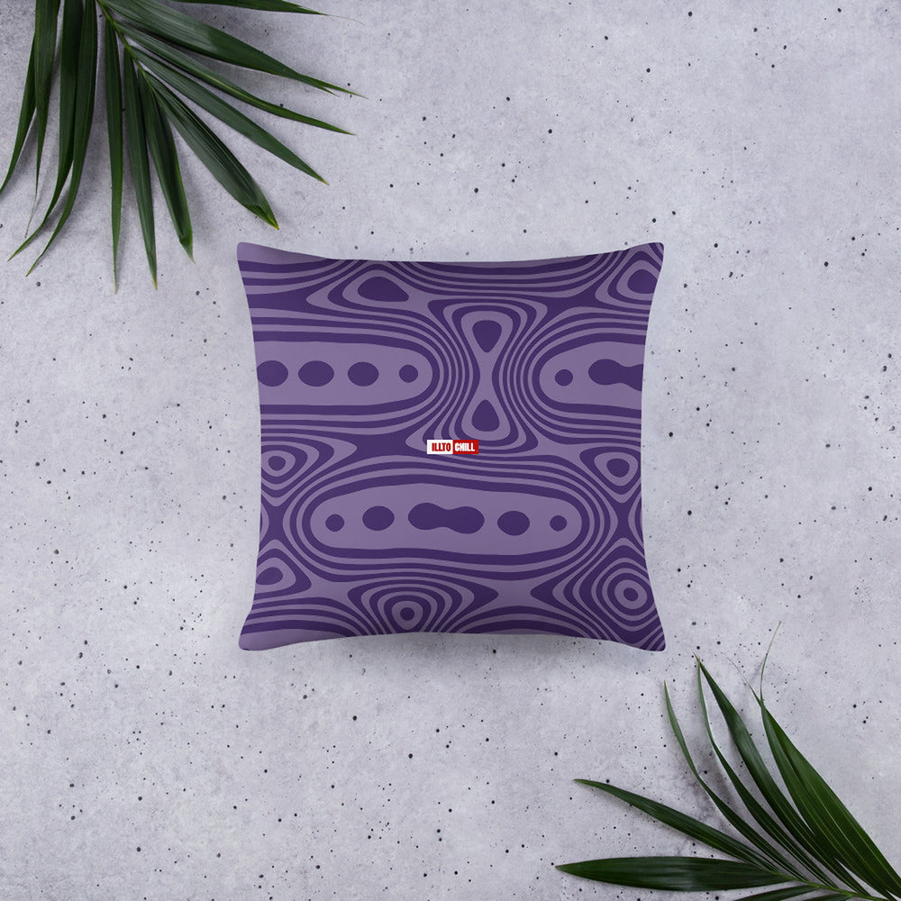 ILLTOCHILL Fibromyalgia Support Pillow – Flat Lifestyle Back (White)