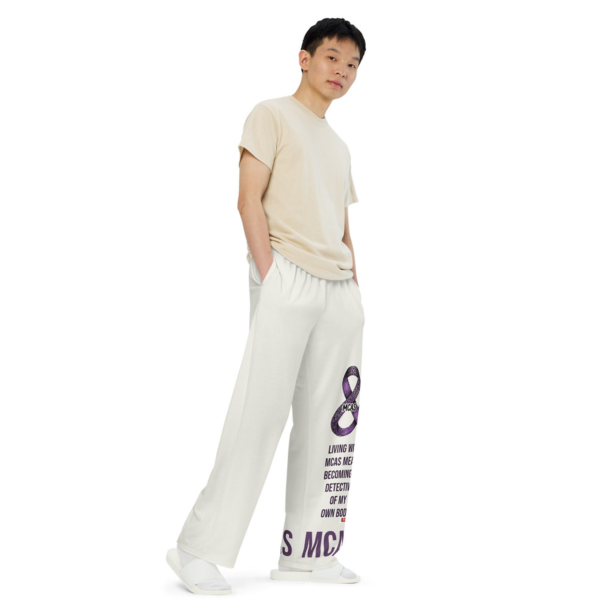 ILLTOCHILL MCAS Awareness Pants – Men's Right Front (White)