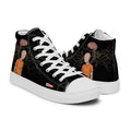 ILLTOCHILL MS awareness Multiple Sclerosis support gift Men’s high top canvas shoes – Flat 3 Right