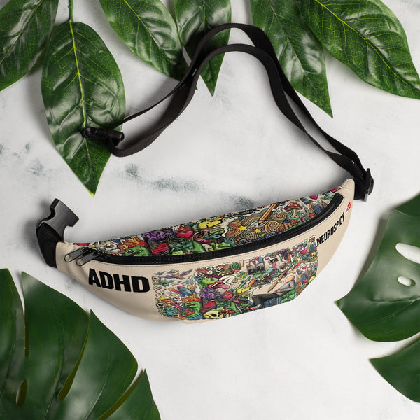 ILLTOCHILL ADHD Awareness Fanny Pack – Lifestyle Lifestyle 1 (Black)