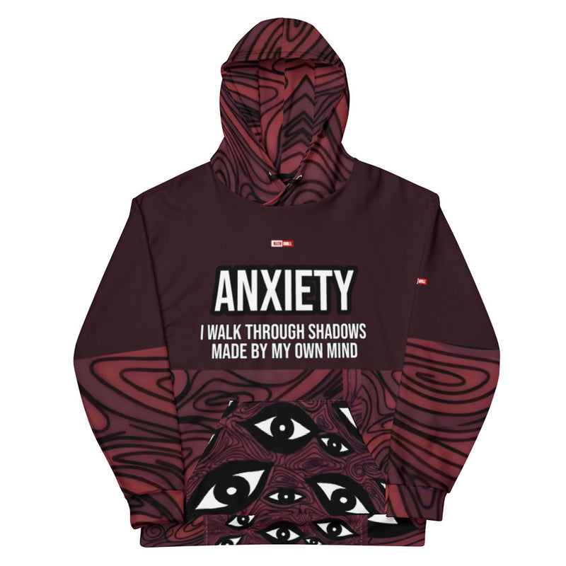 ILLTOCHILL anxiety awareness cotton hoodie for comfort and style