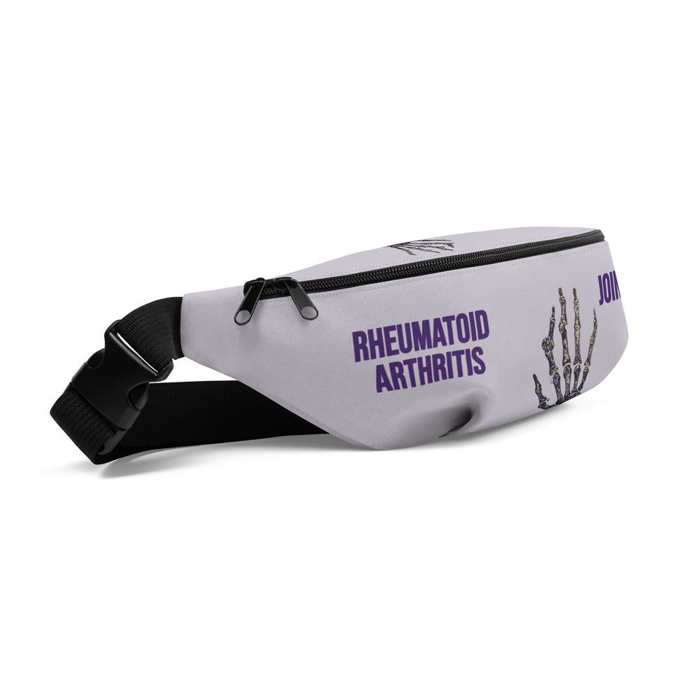 ILLTOCHILL RA awareness Rheumatoid Arthritis support gift Fanny Pack – Default Front Left (Clear)