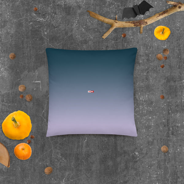 ILLTOCHILL CM Chiari Malformation awareness gift Pillow – Halloween Back (Black)