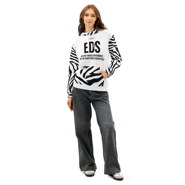 ILLTOCHILL EDS ehler danlos syndrome awareness gift Unisex cotton hoodie – Women's Front (White)