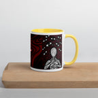 ILLTOCHILL Anxiety awareness gift Mug with Color Inside – Lifestyle Right