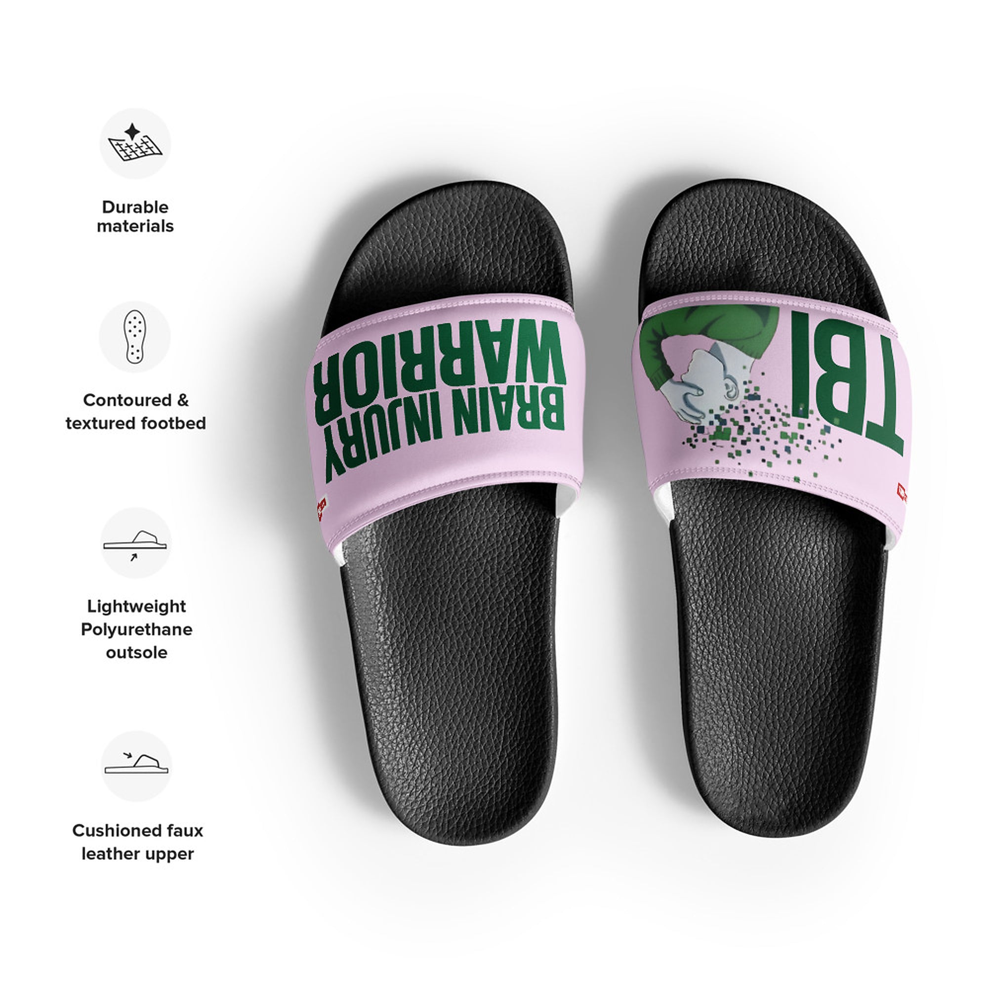 Brain Fog But Make It Cute TBI Women Slides ILLTOCHILL Everyday Comfort