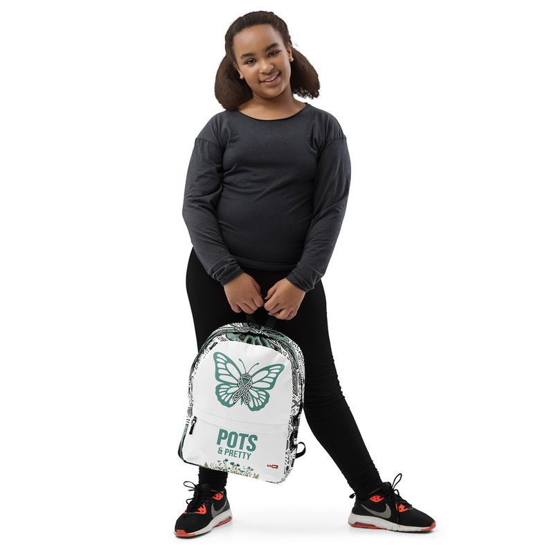ILLTOCHILL POTS Awareness Backpack – Girl's Front (Clear)
