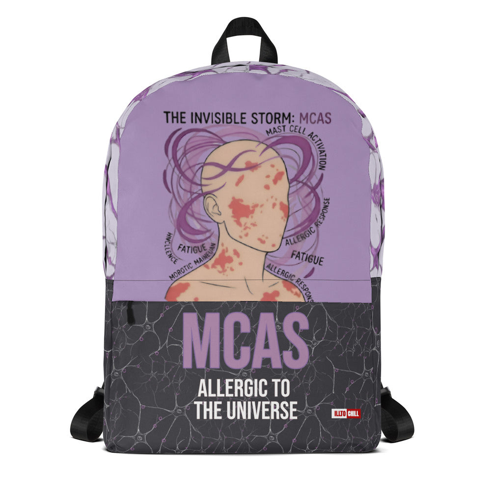 ILLTOCHILL MCAS Awareness Backpack – Default Front (Black)