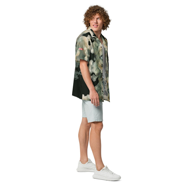 ILLTOCHILL Asthma awareness support Unisex button shirt – Men's Right (Black)