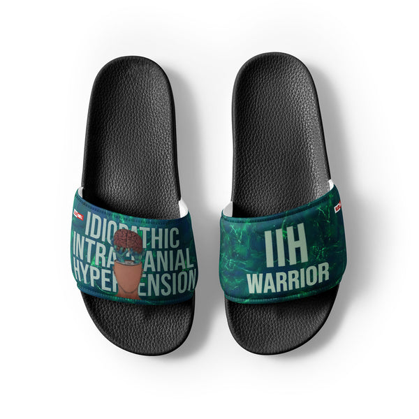 ILLTOCHILL IIH Awareness Men's Slides – Flat Front 2 (Iih Awareness Men's Slides)