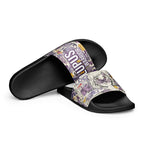 ILLTOCHILL Lupus Awareness Women's Slides – Flat 4 Front (Lupus Awareness Women's Slides)