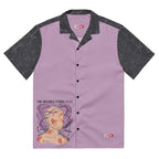 ILLTOCHILL MCAS awareness Mast cell activation syndrome Unisex button shirt – Flat Front (Black)