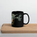 ILLTOCHILL Asthma awareness and support gift Black Glossy Mug – Lifestyle 3 Handle on Right