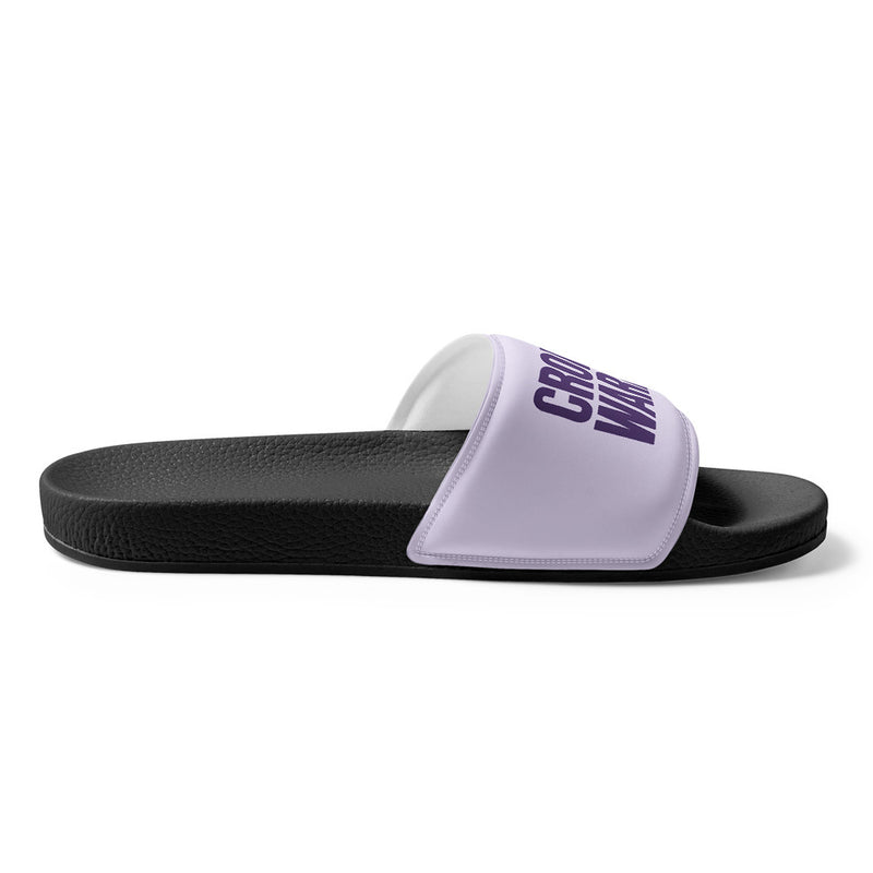 ILLTOCHILL Crohn's Disease Awareness Men's Slides – Flat 2 Left Inside (Crohn's Disease Awareness Men's Slides)