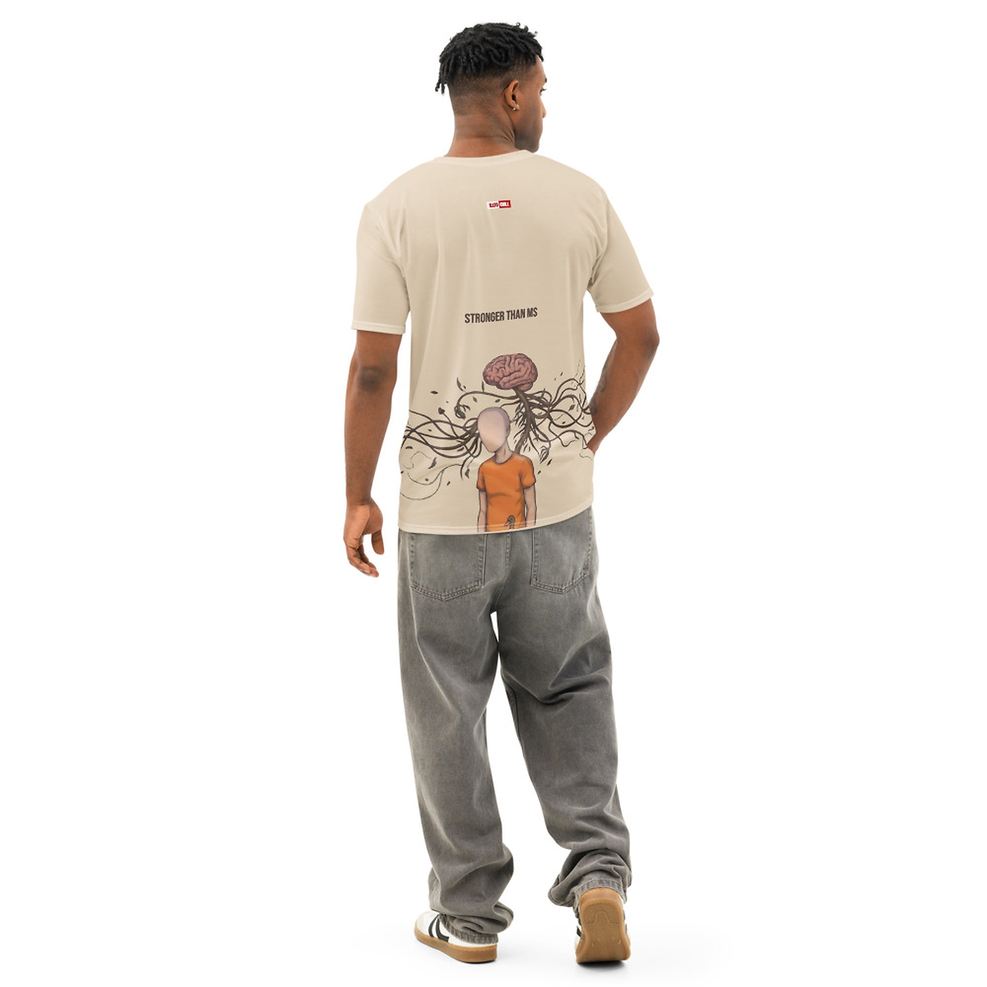 ILLTOCHILL MS Awareness T-Shirt – Men's Back (White) #2