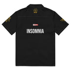 ILLTOCHILL Insomnia Awareness Unisex Button Shirt – Flat Back (White)