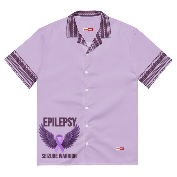 ILLTOCHILL Epilepsy awareness and support Unisex button shirt – Flat Front
