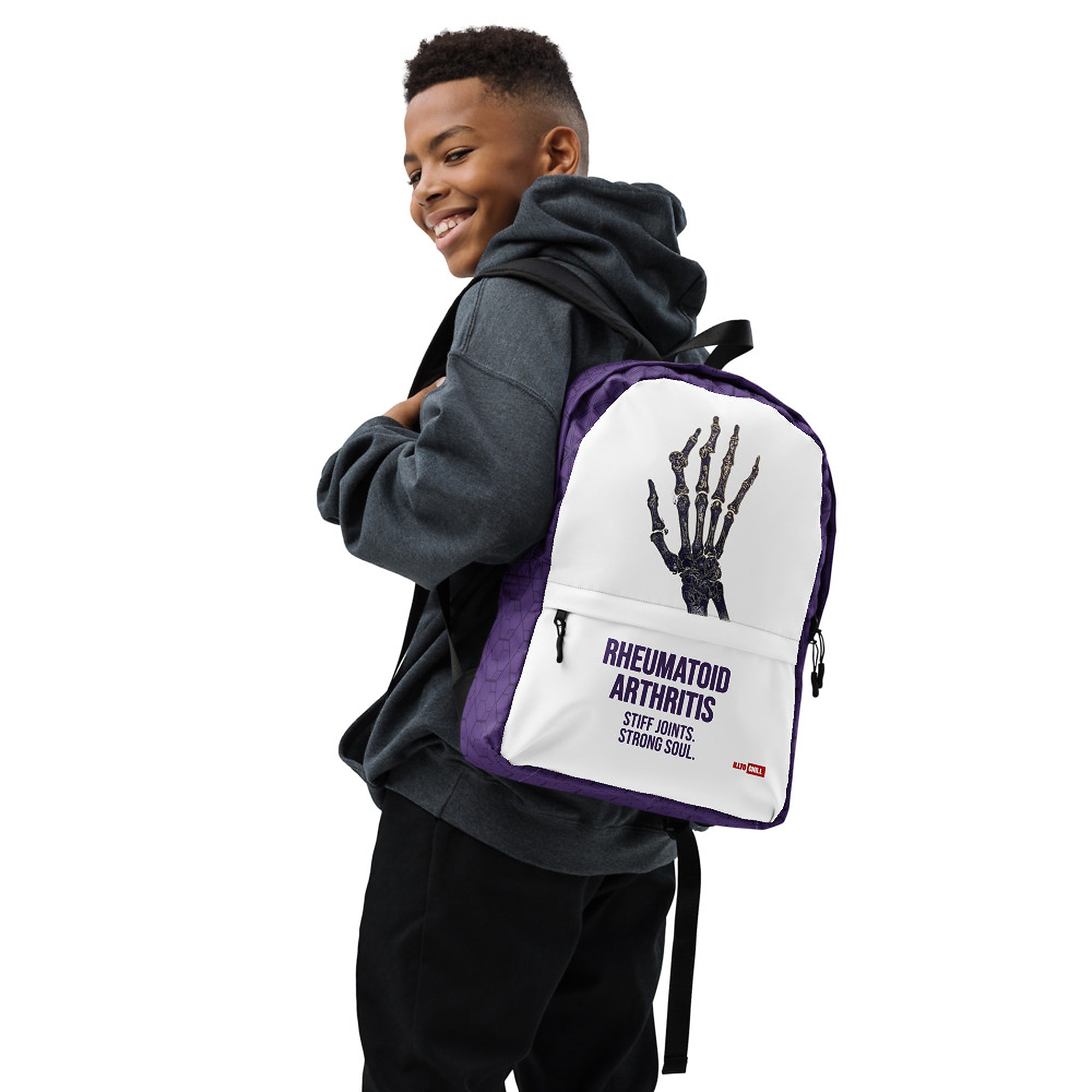 ILLTOCHILL RA Awareness Backpack – Boy's Right (Clear)