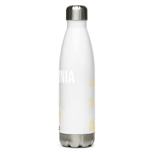 ILLTOCHILL Insomnia Night Owl Stainless steel water bottle – Flat Left
