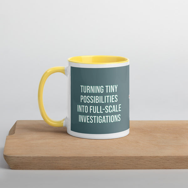 ILLTOCHILL OCD awareness Obsessive-Compulsive Disorder gift Mug with Color Inside – Lifestyle Left