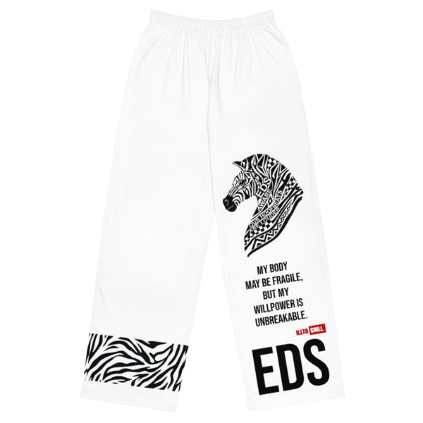 ILLTOCHILL EDS Awareness Pants – Flat Front (White)