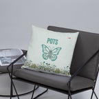 ILLTOCHILL POTS Awareness Pillow – Lifestyle Front Lifestyle 5 (Black)