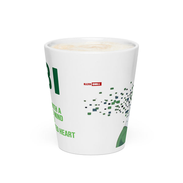 ILLTOCHILL TBI Traumatic brain injury support gift Latte mug – Flat 2 Front