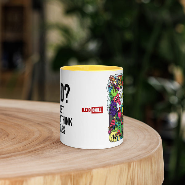 ILLTOCHILL Adhd Attention deficit awareness gift Mug with Color Inside – Lifestyle 5 Front