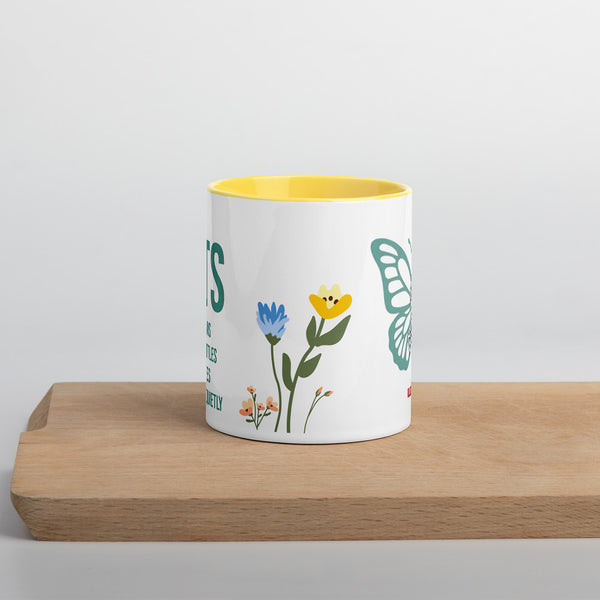 ILLTOCHILL POTS awareness gift Mug with Color Inside – Lifestyle Front