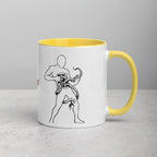 ILLTOCHILL Crohn's disease awareness and support gift Mug with Color Inside – Lifestyle 2 Right