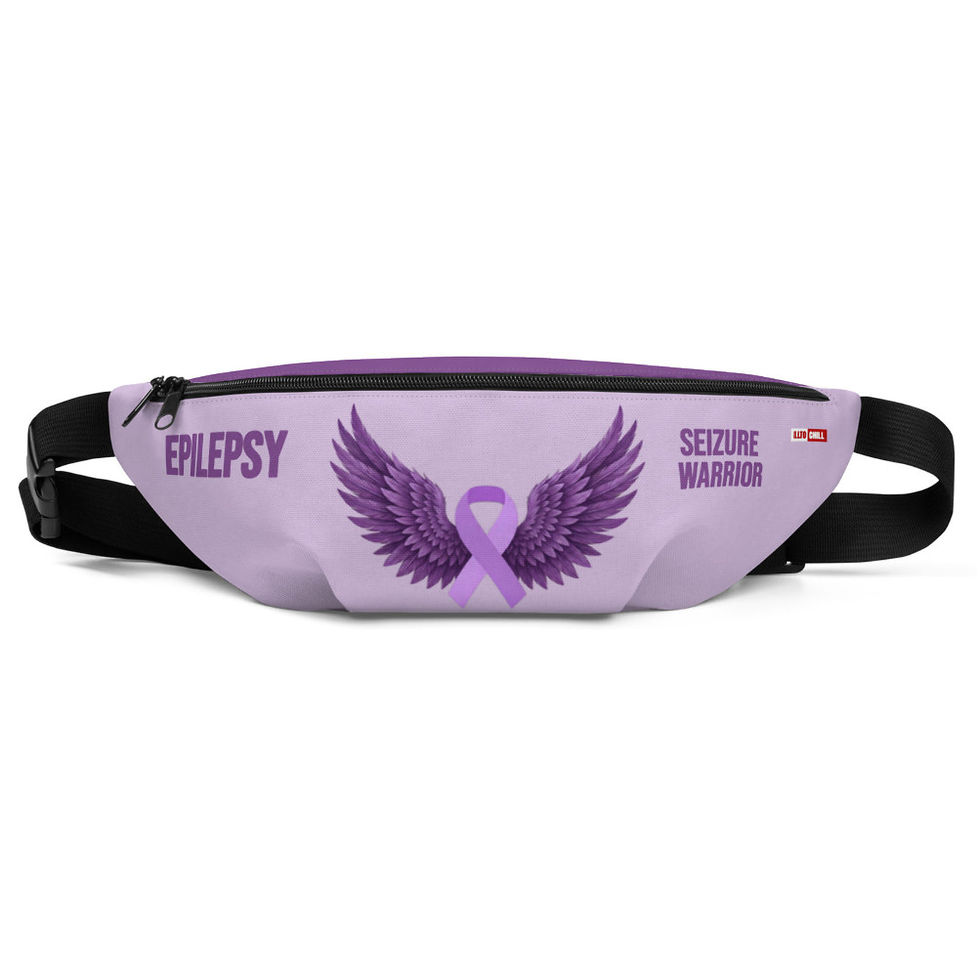 ILLTOCHILL Epilepsy Support Fanny Pack – Default Front (Clear)