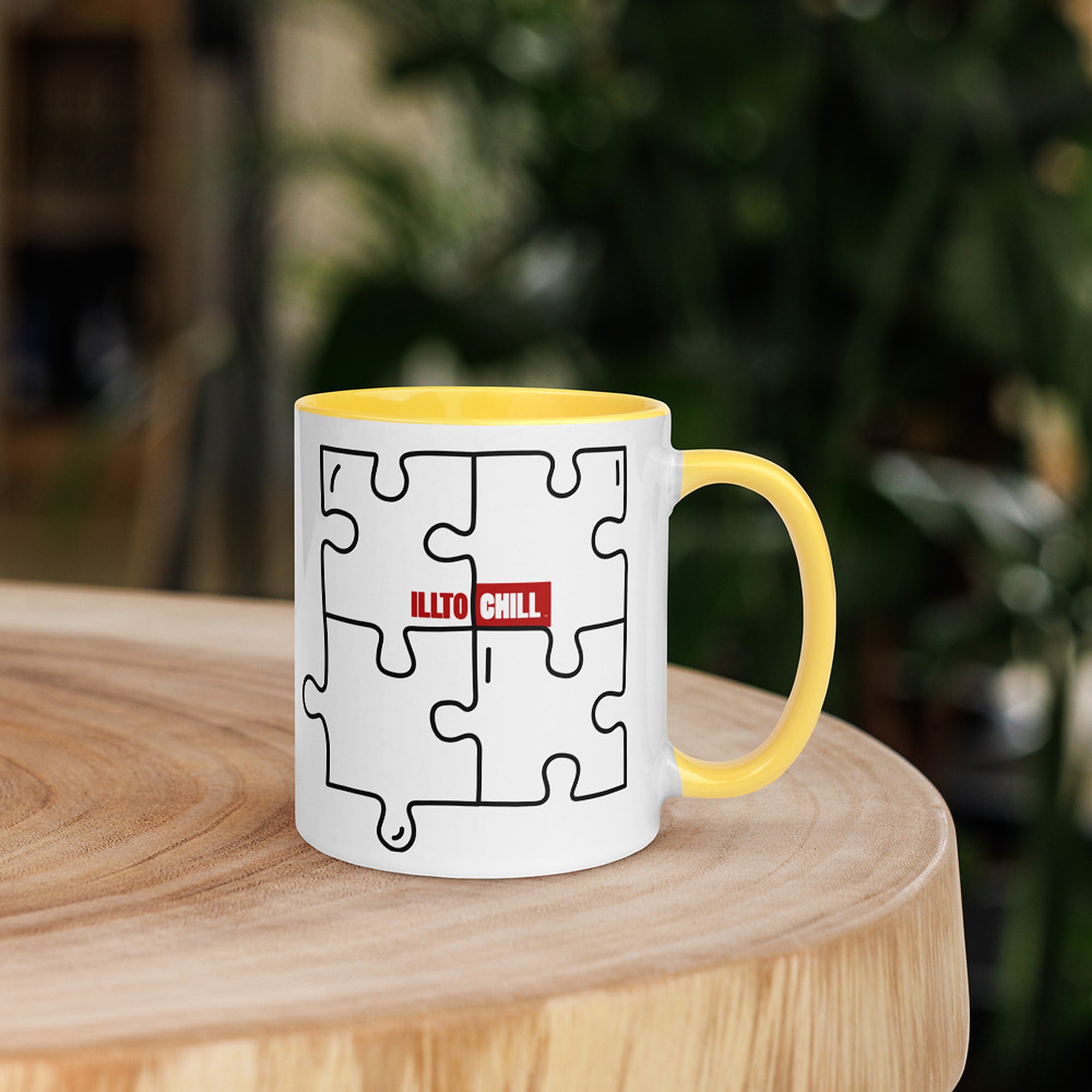 ILLTOCHILL Autism awareness neurodiversity gift Mug with Color Inside – Lifestyle 5 Right