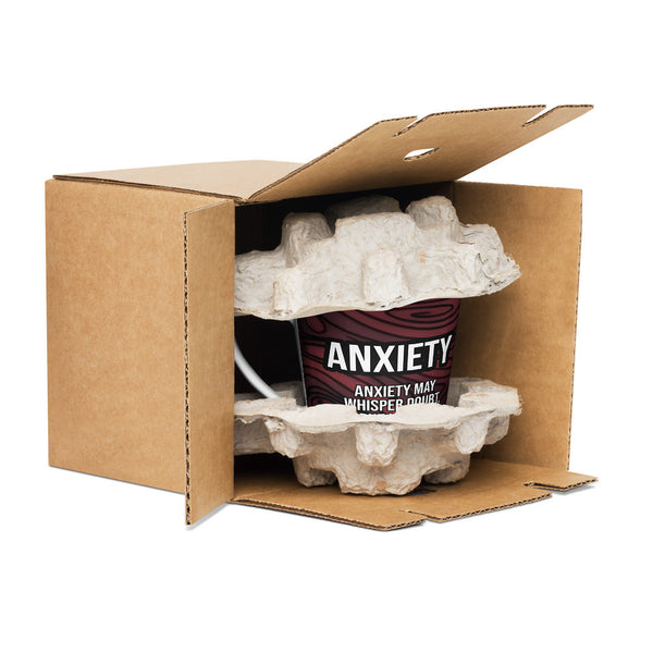 ILLTOCHILL Anxiety awareness gift Latte mug – Packaging Product details