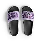 ILLTOCHILL Chronic Migraine Awareness Men's Slides – Flat Front (Chronic Migraine Awareness Men's Slides)