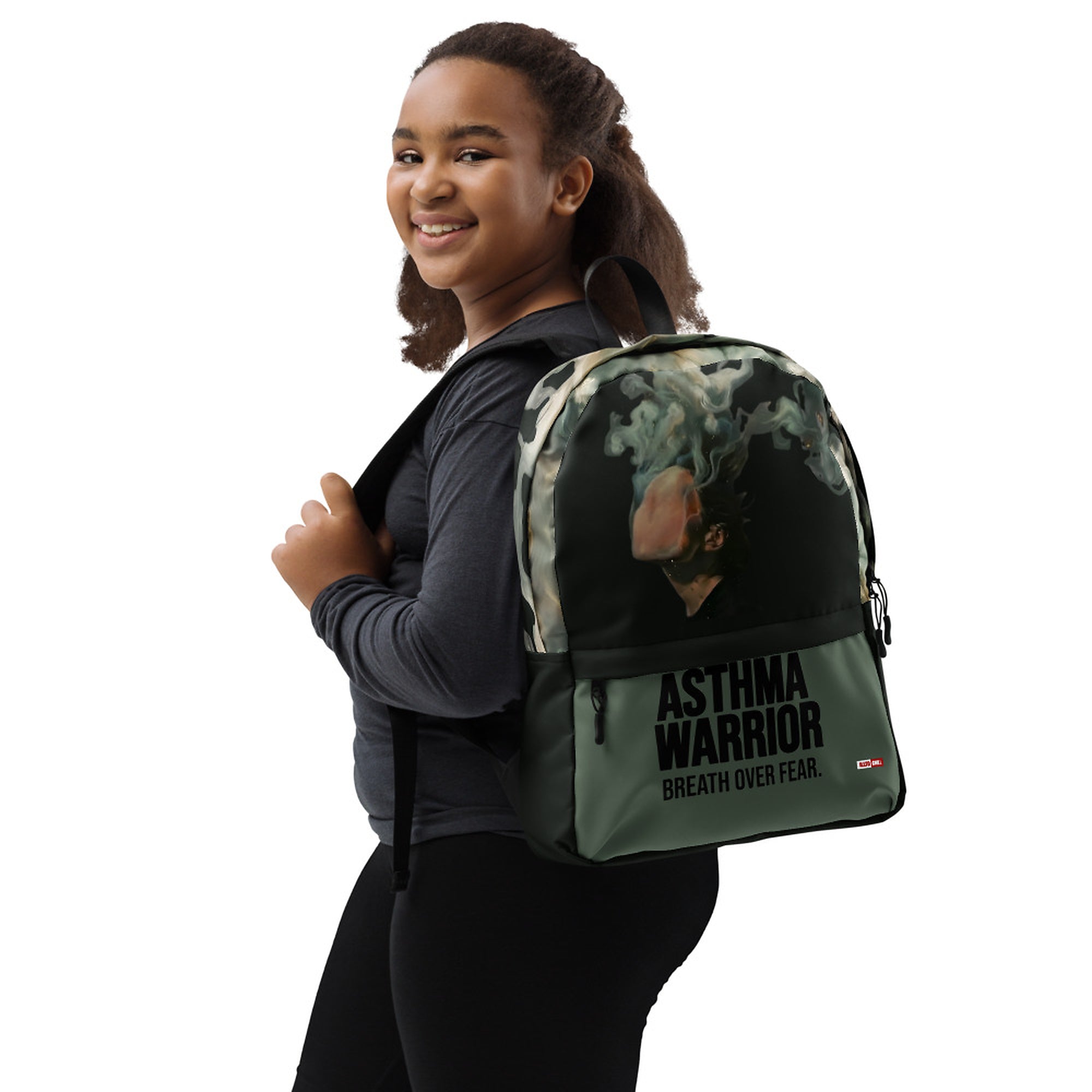 ILLTOCHILL Asthma Support Backpack – Girl's Right (Black)