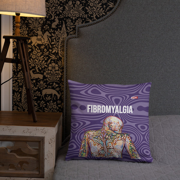 ILLTOCHILL Fibromyalgia Support Pillow – Lifestyle Front Lifestyle 2 (White)