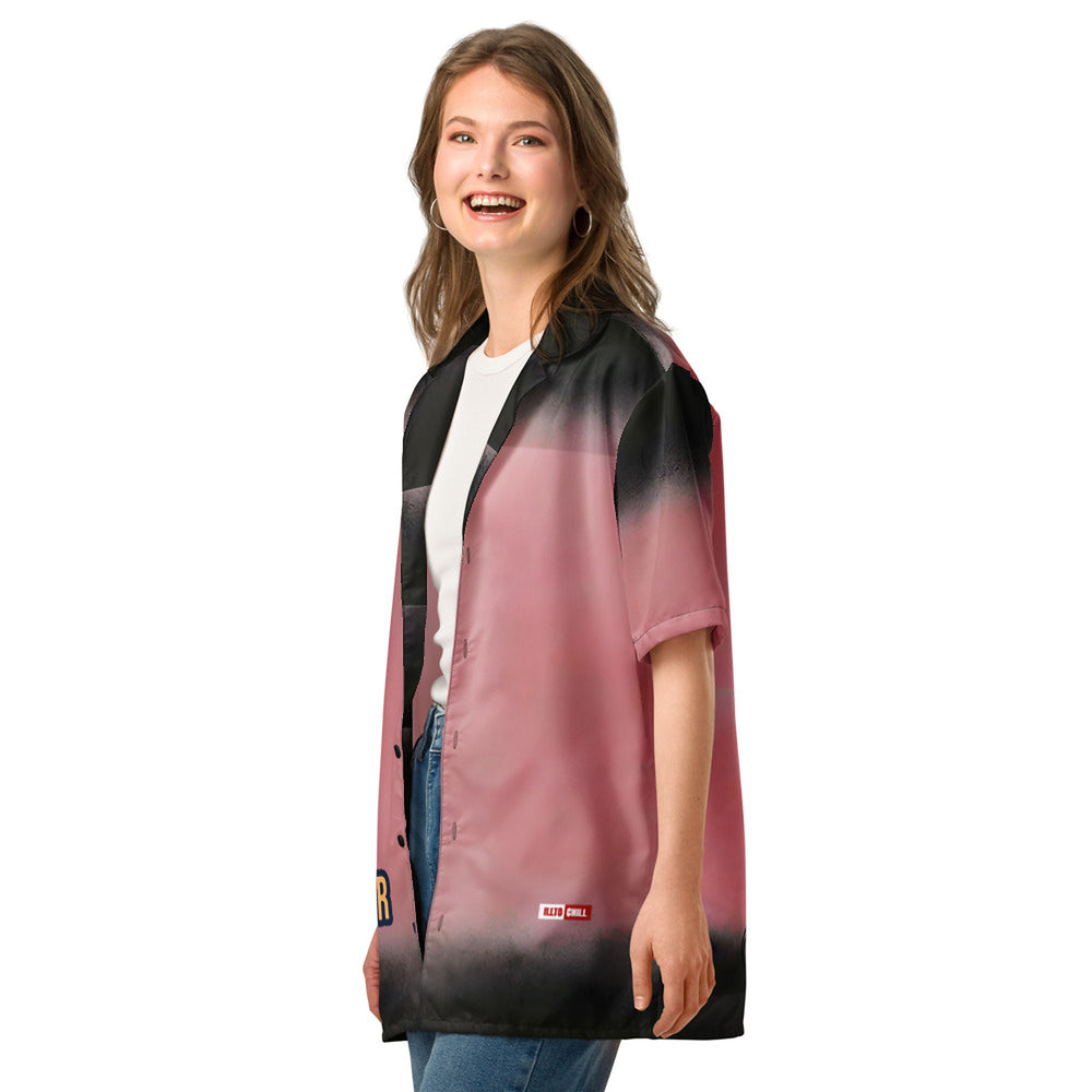 ILLTOCHILL Endometriosis awareness Endo support Unisex button shirt – Women's 2 Left Front (Black)